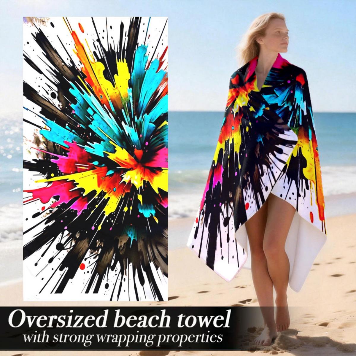 Color Splash Art Oversized Beach Towel – Vibrant Abstract Design, Soft Lightweight, Perfect for Home & Gym Use W30*H60(CM)
Color Splash Art Oversized Beach Towel – Vibrant Abstract Design, Soft Lightweight, Perfect for Home & Gym Use W30*H60(CM)