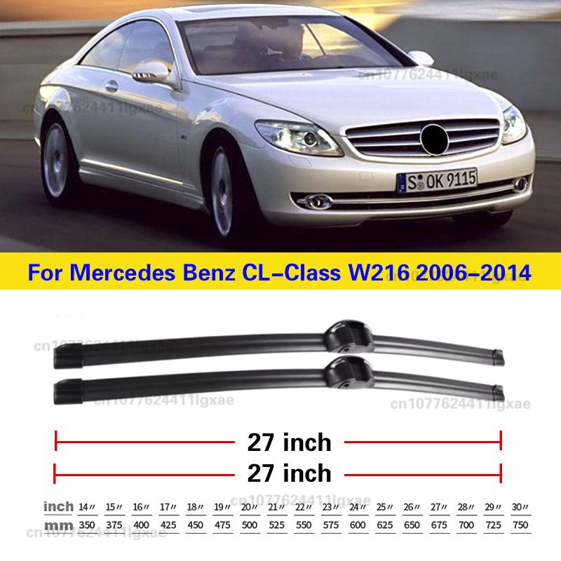 Wiper LHD Front Wiper Blades For Mercedes Benz CL 550 4MATIC 600 63 65 AMG W216 C216 Windshield Windscreen Window 27 27 Front 2pcs
Wiper LHD Front Wiper Blades For Mercedes Benz CL 550 4MATIC 600 63 65 AMG W216 C216 Windshield Windscreen Window 27 27 Front 2pcs
