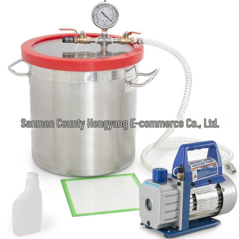 2-Gallon Stainless Steel Vacuum Chamber with Pump for Resin, Silicone, and Drying Applications Vacuum Pump RS-1
2-Gallon Stainless Steel Vacuum Chamber with Pump for Resin, Silicone, and Drying Applications Vacuum Pump RS-1