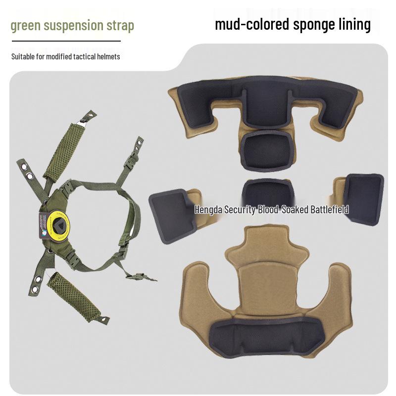 Wendy Adjustable Tactical Helmet Foam Set with Knob One Size
Wendy Adjustable Tactical Helmet Foam Set with Knob One Size