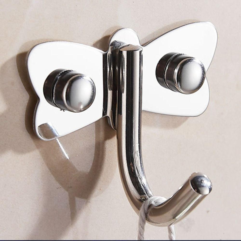 Waterproof Coat and hat hook Strong Bearing Capacity Wall hook Stainless Steel Hook Kitchen style 2
Waterproof Coat and hat hook Strong Bearing Capacity Wall hook Stainless Steel Hook Kitchen style 2