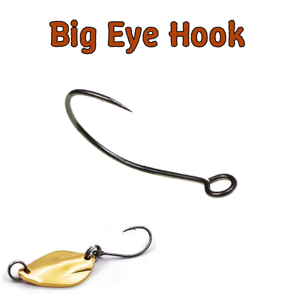 30PCS Big Eye Fishing Hooks High Carbon Steel Barbed Lure Hooks for Fly Fishing,Spoon Lure,Stream Spinner Hook with Pipe Handle
30PCS Big Eye Fishing Hooks High Carbon Steel Barbed Lure Hooks for Fly Fishing,Spoon Lure,Stream Spinner Hook with Pipe Handle