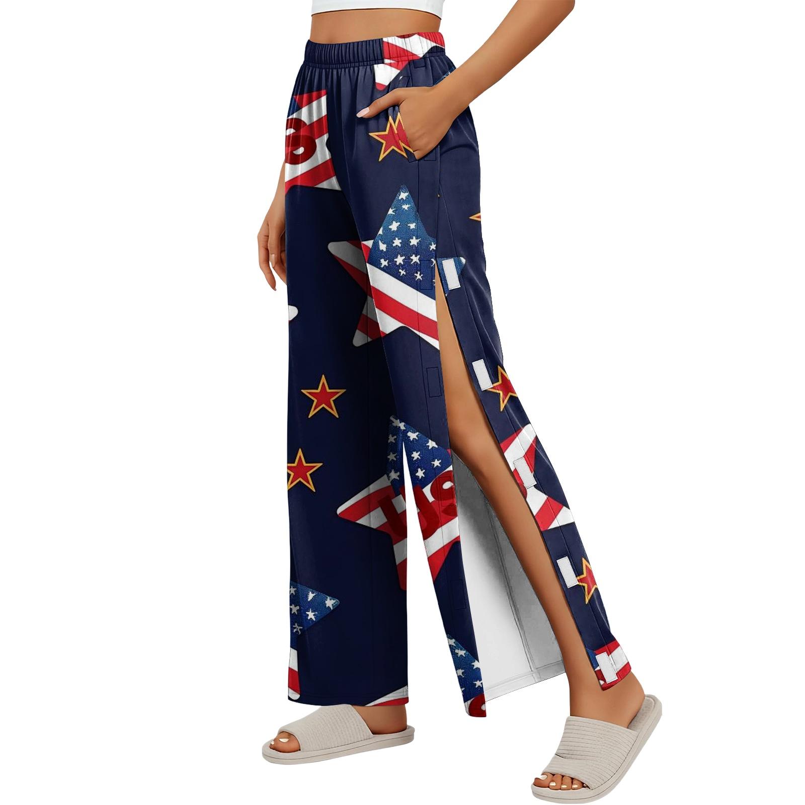 Women Independence Day Print Side Velcro Closure Easy Open Post Surgery Recovery Care Long Pants Elastic Waistband Soft Fabric M чёрный
Women Independence Day Print Side Velcro Closure Easy Open Post Surgery Recovery Care Long Pants Elastic Waistband Soft Fabric M чёрный