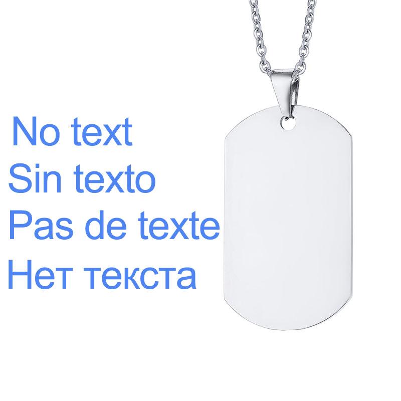 Minimalist Stainless Steel Dog Tag Pendant Necklace Customize Name Dad To My Son Personalized Family BFF 50cm 20 inches
Minimalist Stainless Steel Dog Tag Pendant Necklace Customize Name Dad To My Son Personalized Family BFF 50cm 20 inches
