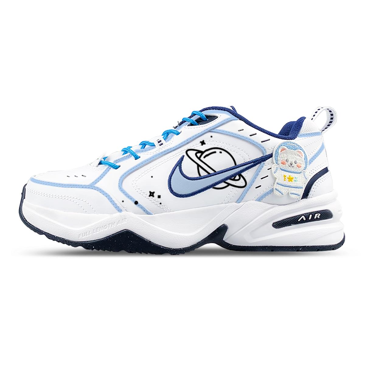 Nike Air Monarch 4 Slip Resistant Low top Chunky Sneakers Unisex White Blue 415445-102(Team1265-M4) 35.5
Nike Air Monarch 4 Slip Resistant Low top Chunky Sneakers Unisex White Blue 415445-102(Team1265-M4) 35.5