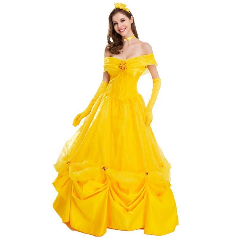 New Halloween costume, Princess Belle dress, adult beautiful woman and beast Belle Snow game party costume XL жёлтый
New Halloween costume, Princess Belle dress, adult beautiful woman and beast Belle Snow game party costume XL жёлтый