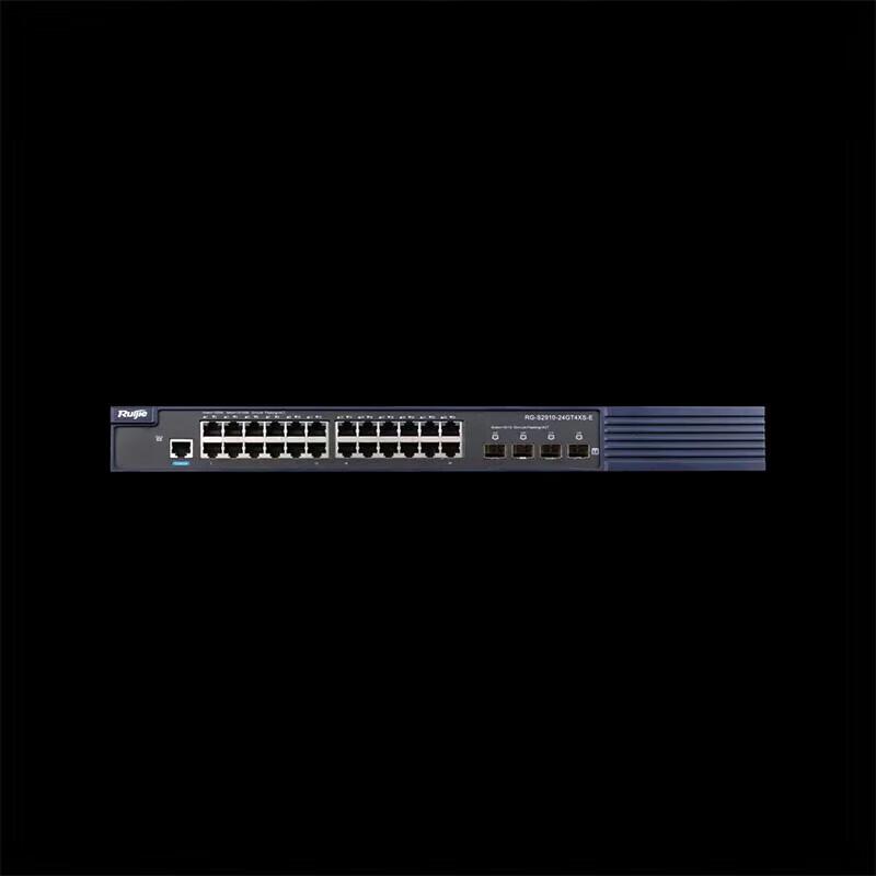 Ruijie RG-S2910-24GT4XS-E 24-Port Gigabit Managed PoE Switch
Ruijie RG-S2910-24GT4XS-E 24-Port Gigabit Managed PoE Switch
