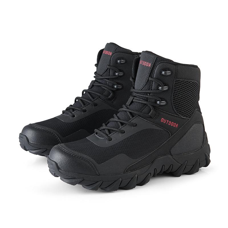 Spot new outdoor tactical boots men s shoes medium tube shoes high hiking tactical military boots men 46 чорний
Spot new outdoor tactical boots men s shoes medium tube shoes high hiking tactical military boots men 46 чорний