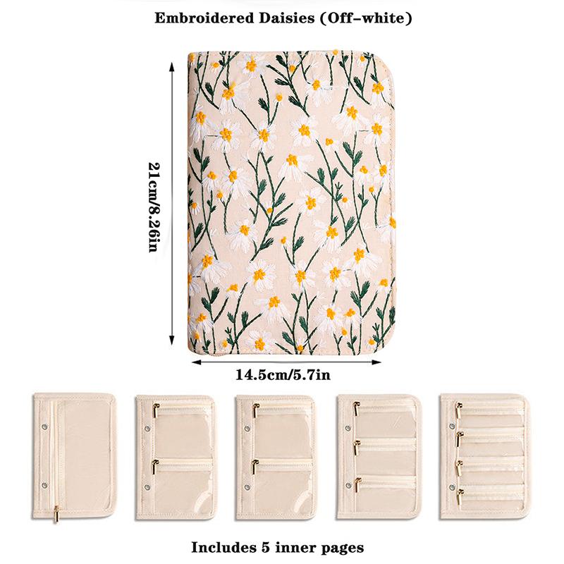 Floral Embroidered Portable Jewelry Organizer Zipper Case for Rings, Earrings & Necklaces бежевий
Floral Embroidered Portable Jewelry Organizer Zipper Case for Rings, Earrings & Necklaces бежевий