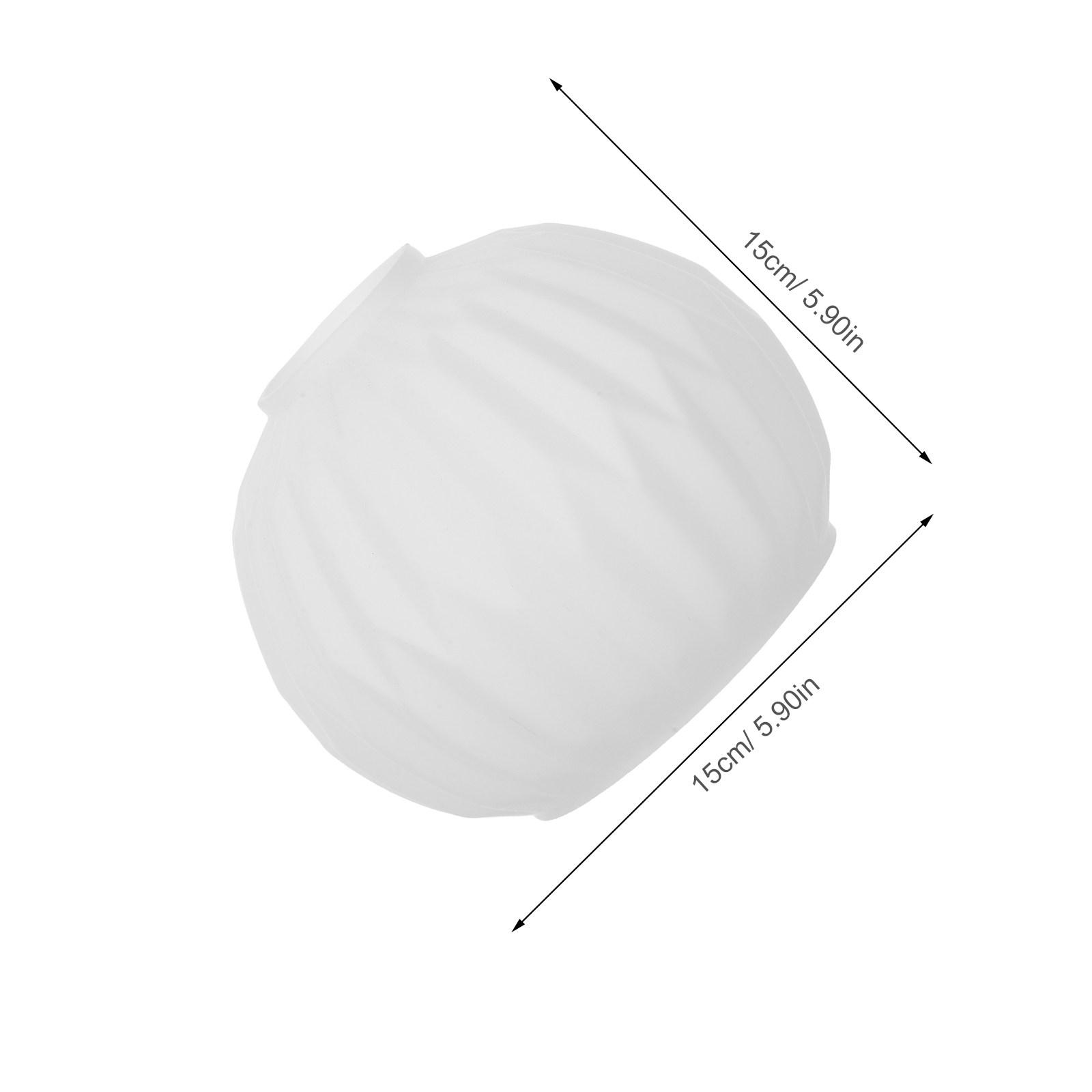 Glass Lampshade Replacement 150mm E27 Milky White Striped Round Cover Soft Light Diffuser for Pendant Table Lamp Fixtures
Glass Lampshade Replacement 150mm E27 Milky White Striped Round Cover Soft Light Diffuser for Pendant Table Lamp Fixtures
