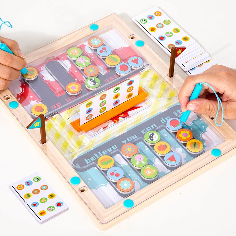 Wooden Slide Puzzle Magnetic Board Game Fine Motor Sorting Matching Toys Montessori Toy for Kids Early Learning Activity Board
Wooden Slide Puzzle Magnetic Board Game Fine Motor Sorting Matching Toys Montessori Toy for Kids Early Learning Activity Board