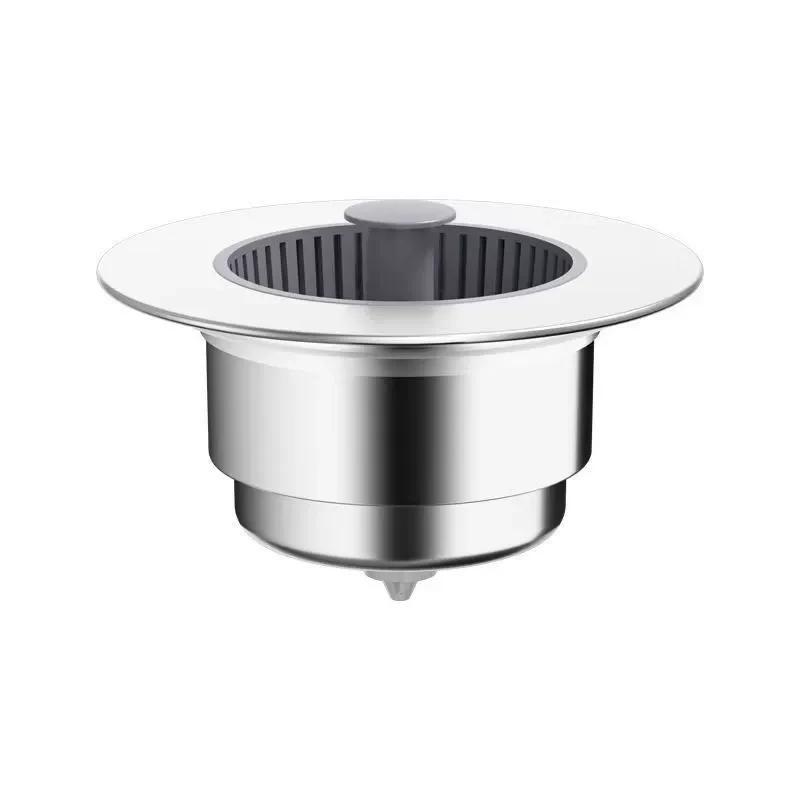 3-in-1 Stainless Steel Kitchen Sink Strainer - Pop-Up Stopper with Anti-Clogging Basket and Odor Filter, Easy Clean Drain Strain
3-in-1 Stainless Steel Kitchen Sink Strainer - Pop-Up Stopper with Anti-Clogging Basket and Odor Filter, Easy Clean Drain Strain