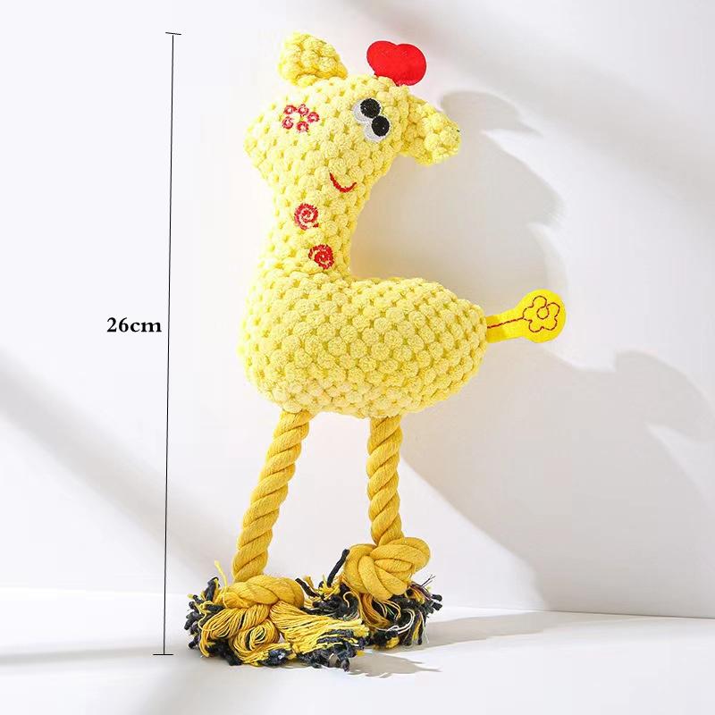 Dog Plush Toy Animals Shape Bite Resistant Squeaky Toys Corduroy Dog Toys for Small Large Dogs Puppy Pets Training Accessories жовтий
Dog Plush Toy Animals Shape Bite Resistant Squeaky Toys Corduroy Dog Toys for Small Large Dogs Puppy Pets Training Accessories жовтий