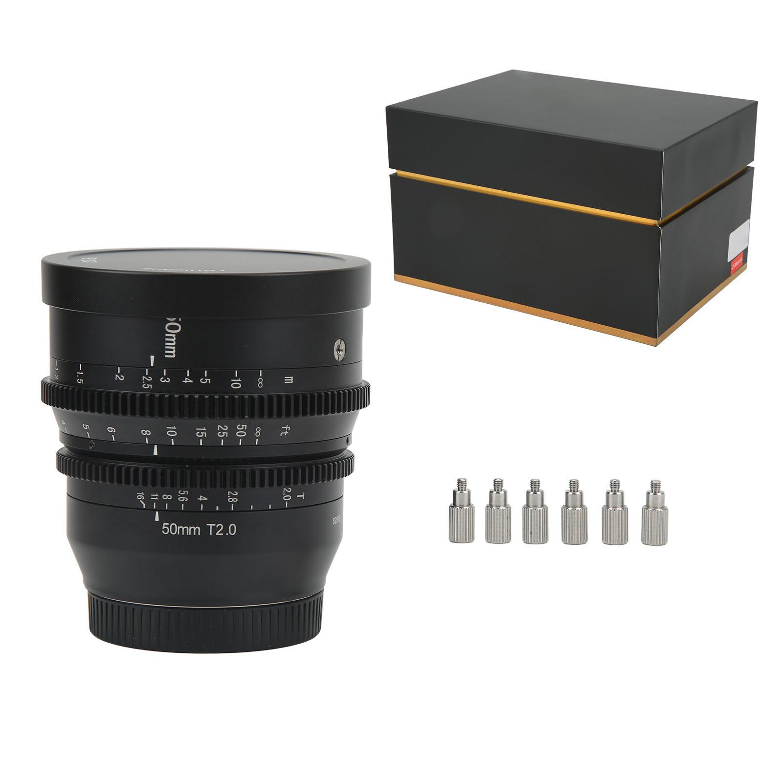 7 Artisans Cine Lens 50mm Manual Focus T2.0 Объектив с большой апертурой для байонетной камеры Nikon Z
7 Artisans Cine Lens 50mm Manual Focus T2.0 Объектив с большой апертурой для байонетной камеры Nikon Z