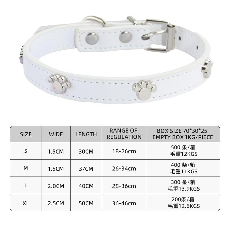 Spot Pet Collar Scarf Dog Footprint Pet Collar Leather Dog Small and Medium Cat Collar s 1.5cm wide 18-26cm adjustable белый
Spot Pet Collar Scarf Dog Footprint Pet Collar Leather Dog Small and Medium Cat Collar s 1.5cm wide 18-26cm adjustable белый