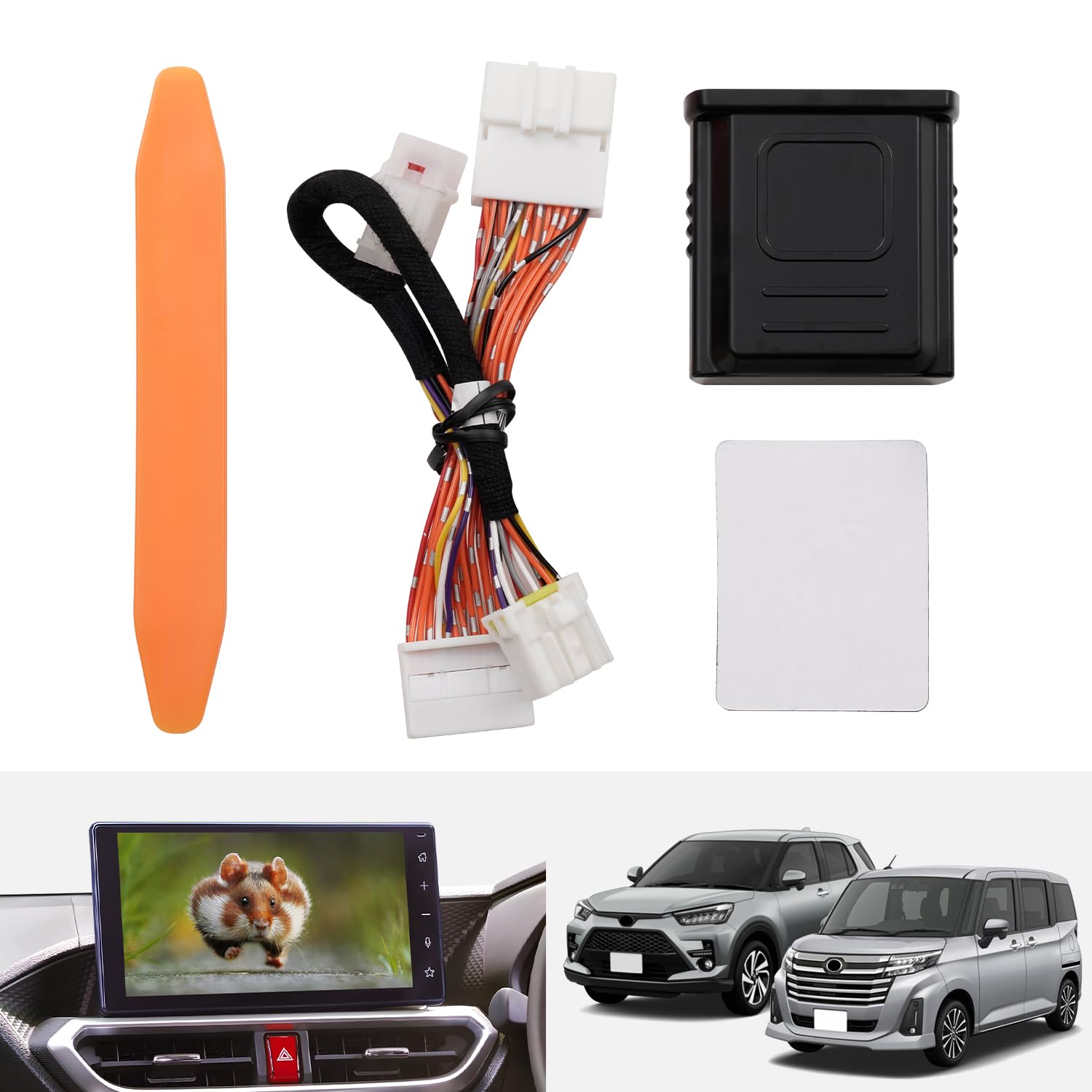 GIMUYA Блокиратор ТВ для Toyota Rise 200 Series, Совместим с ТВ 9 дюймов, Rumy M900A/M910A,
GIMUYA Блокиратор ТВ для Toyota Rise 200 Series, Совместим с ТВ 9 дюймов, Rumy M900A/M910A,