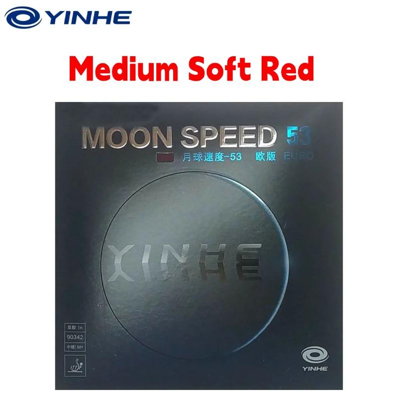 Original YINHE Moon Speed 53 EURO Table Tennis Rubber MAX Tense High Elastic Internal Energy Galaxy Ping Pong Sponge With ITTF
Original YINHE Moon Speed 53 EURO Table Tennis Rubber MAX Tense High Elastic Internal Energy Galaxy Ping Pong Sponge With ITTF
