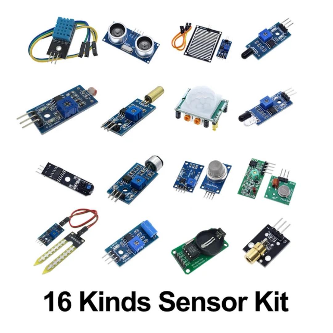 45 в 1 датчики модулі 16 видів стартовий комплект для Arduino Raspberry Pi, краще, ніж 37 в 1 з коробкою DIY UNO R3 MEGA2560 16 Kinds Sensor
45 в 1 датчики модулі 16 видів стартовий комплект для Arduino Raspberry Pi, краще, ніж 37 в 1 з коробкою DIY UNO R3 MEGA2560 16 Kinds Sensor