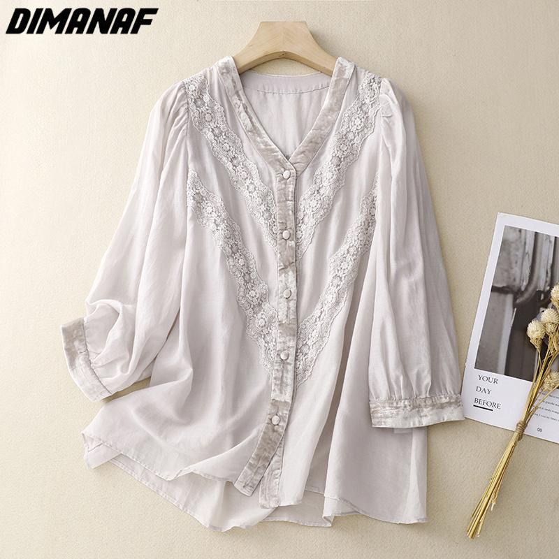 DIMANAF 2023 Plus Size Новая Летняя Блузка Сплошной Дизайн Хлопчатобумажная Повседневная Рубашка Мода С коротким рукавом Женская Свободная Рубашка Показать Тонкие Женские Топы V-образный вырез
DIMANAF 2023 Plus Size Новая Летняя Блузка Сплошной Дизайн Хлопчатобумажная Повседневная Рубашка Мода С коротким рукавом Женская Свободная Рубашка Показать Тонкие Женские Топы V-образный вырез