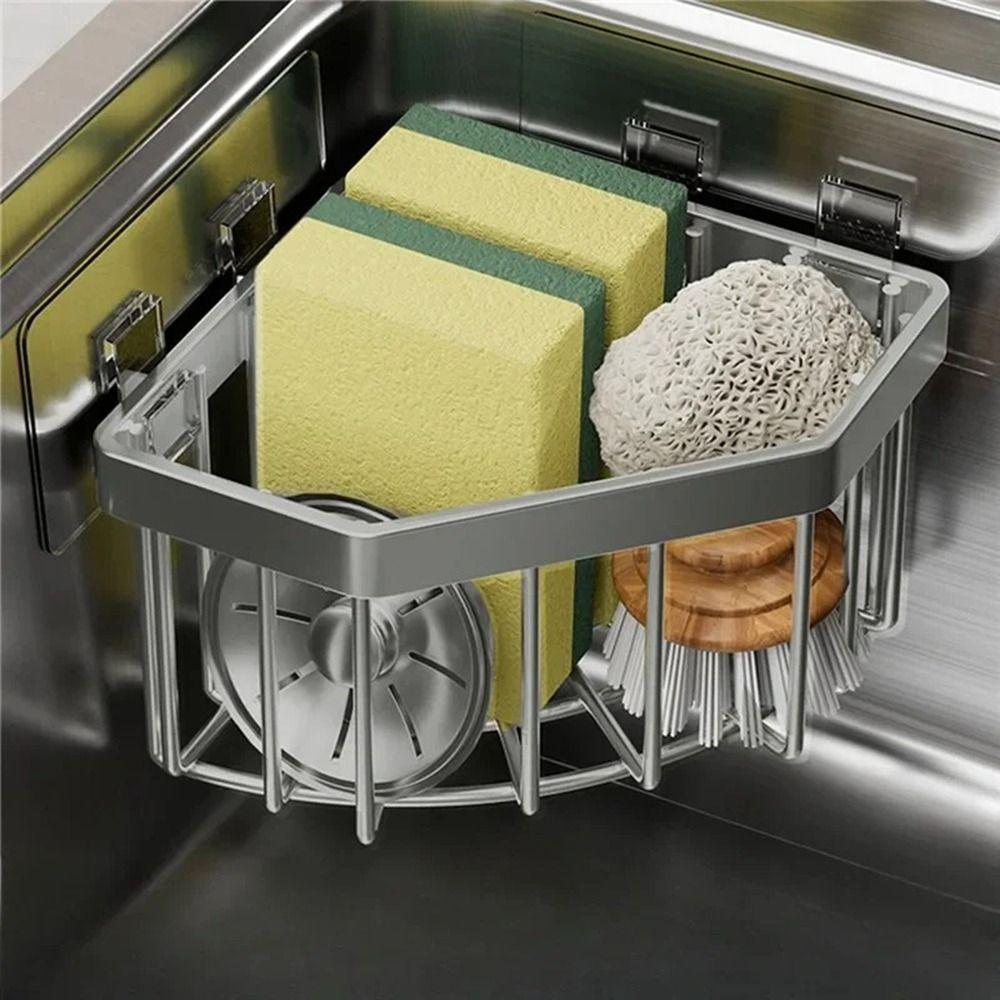 Black/Silver/Grey Triangular Drainer Rack Punch-free Sink Drain Rack Kitchen Storage Rack Bathroom
Black/Silver/Grey Triangular Drainer Rack Punch-free Sink Drain Rack Kitchen Storage Rack Bathroom