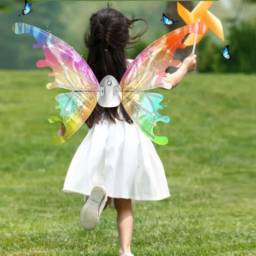 Dazzling Electric Butterfly Wings Glowing Effect Colorful Lights Glowing Shiny Props Electric Powered Luminous Music Wings
Dazzling Electric Butterfly Wings Glowing Effect Colorful Lights Glowing Shiny Props Electric Powered Luminous Music Wings