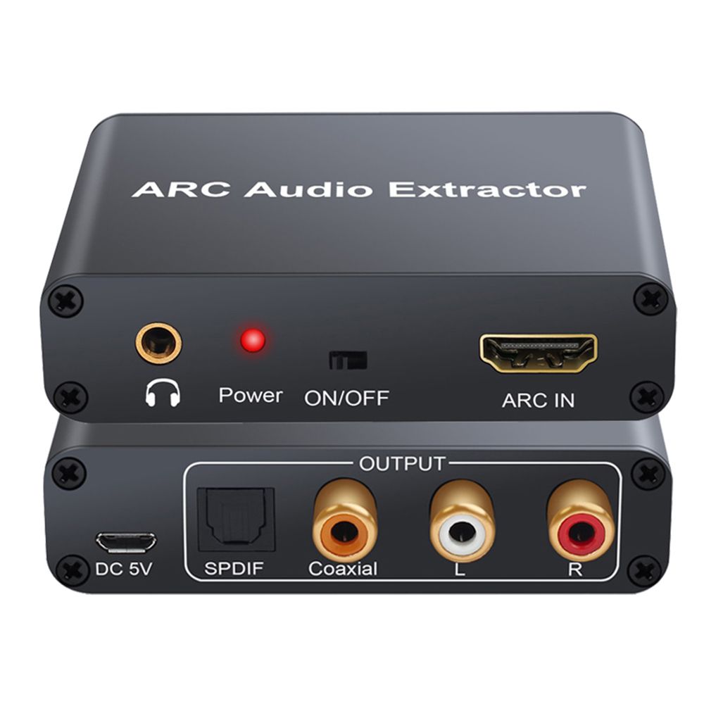 Quality RCA 3.5MM Return Channel Converter Digital to Analog HDMI-compatible ARC Audio Extractor
Quality RCA 3.5MM Return Channel Converter Digital to Analog HDMI-compatible ARC Audio Extractor