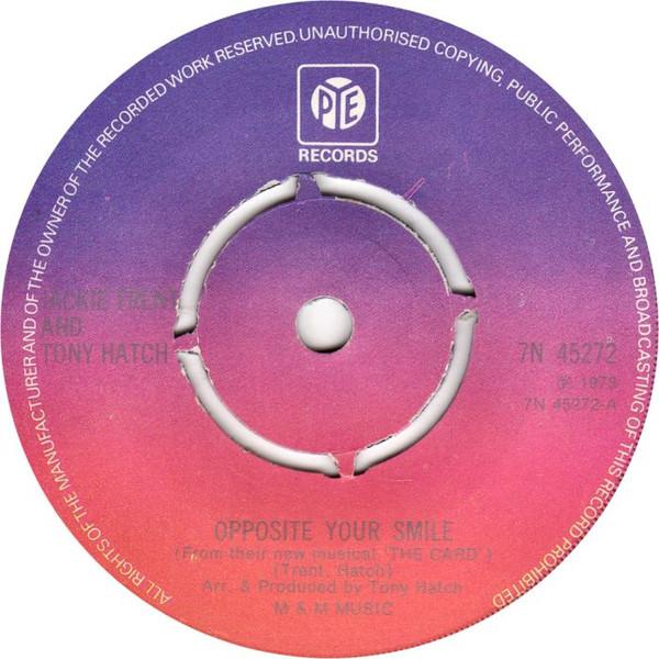 7inch Record JACKIE TRENT & TONY HATCH - Opposite Your Smile 7N45272 Pye Records 1973 UK Pop Used
7inch Record JACKIE TRENT & TONY HATCH - Opposite Your Smile 7N45272 Pye Records 1973 UK Pop Used