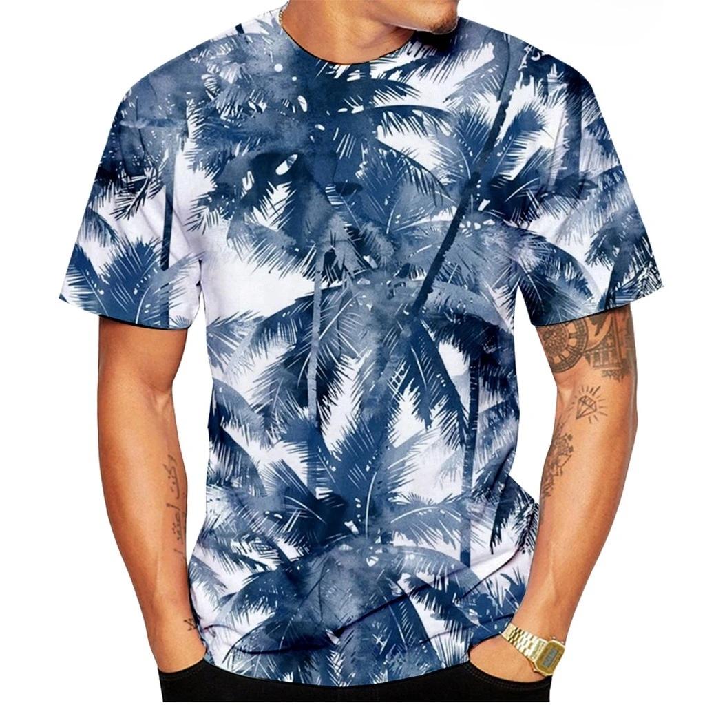 New Men s Hawaiian Fashion T-Shirt Short-Sleeved 3d Printed Palm Motif Unisex Top Tee 6XL
New Men s Hawaiian Fashion T-Shirt Short-Sleeved 3d Printed Palm Motif Unisex Top Tee 6XL