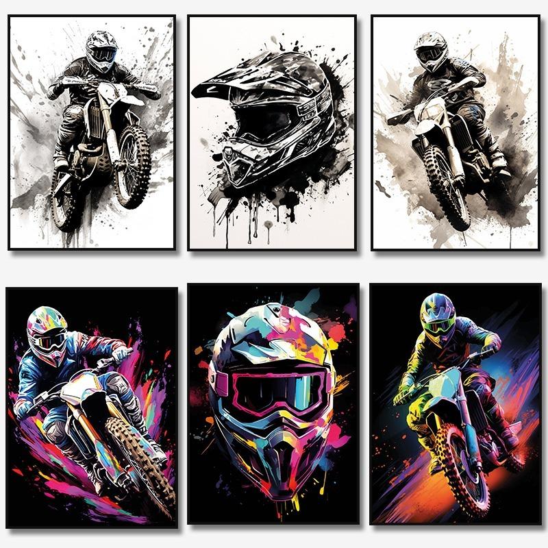 Watercolour Dirt Bike Motocross Canvas Painting Posters Prints Motorcycle Motorbike Wall Picture for Room Home Decor Son Gift 21cm×30cm NoFrame
Watercolour Dirt Bike Motocross Canvas Painting Posters Prints Motorcycle Motorbike Wall Picture for Room Home Decor Son Gift 21cm×30cm NoFrame
