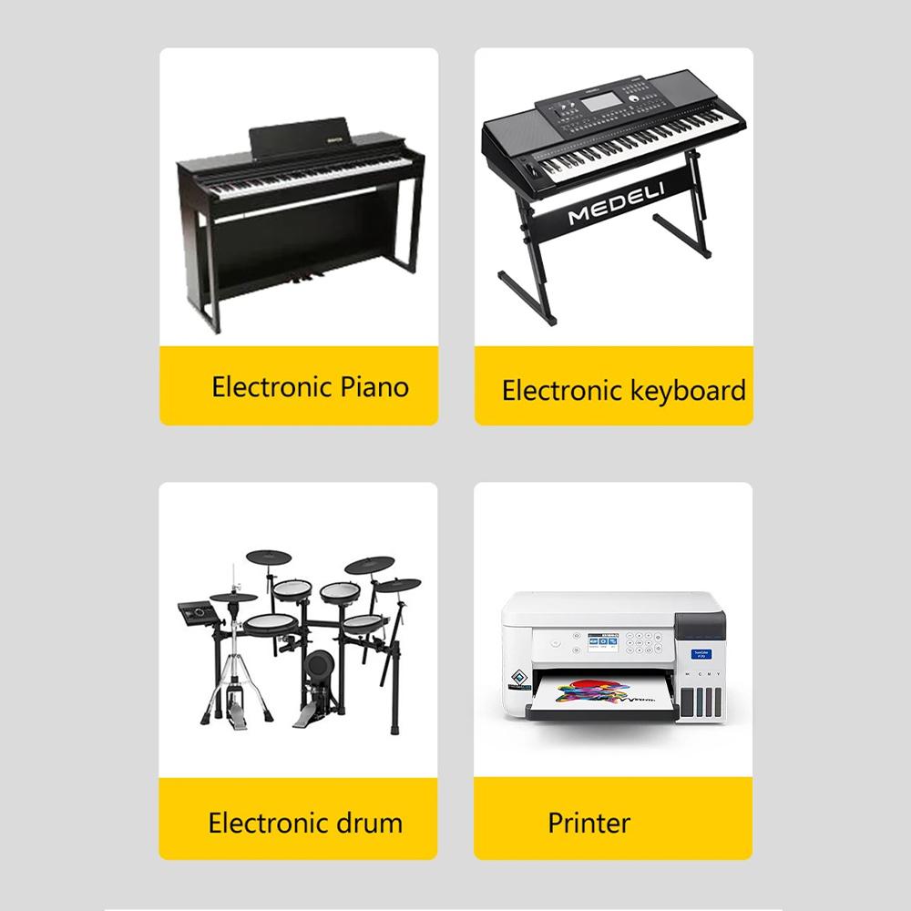 USB-B Female to Micro USB Male 480Mbps Adapter Electric Piano Printer Connector As Shown A
USB-B Female to Micro USB Male 480Mbps Adapter Electric Piano Printer Connector As Shown A