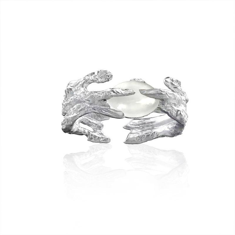 Уникальное серебряное кольцо 925 пробы с геометрическим белым агатом для современных женщин
Уникальное серебряное кольцо 925 пробы с геометрическим белым агатом для современных женщин