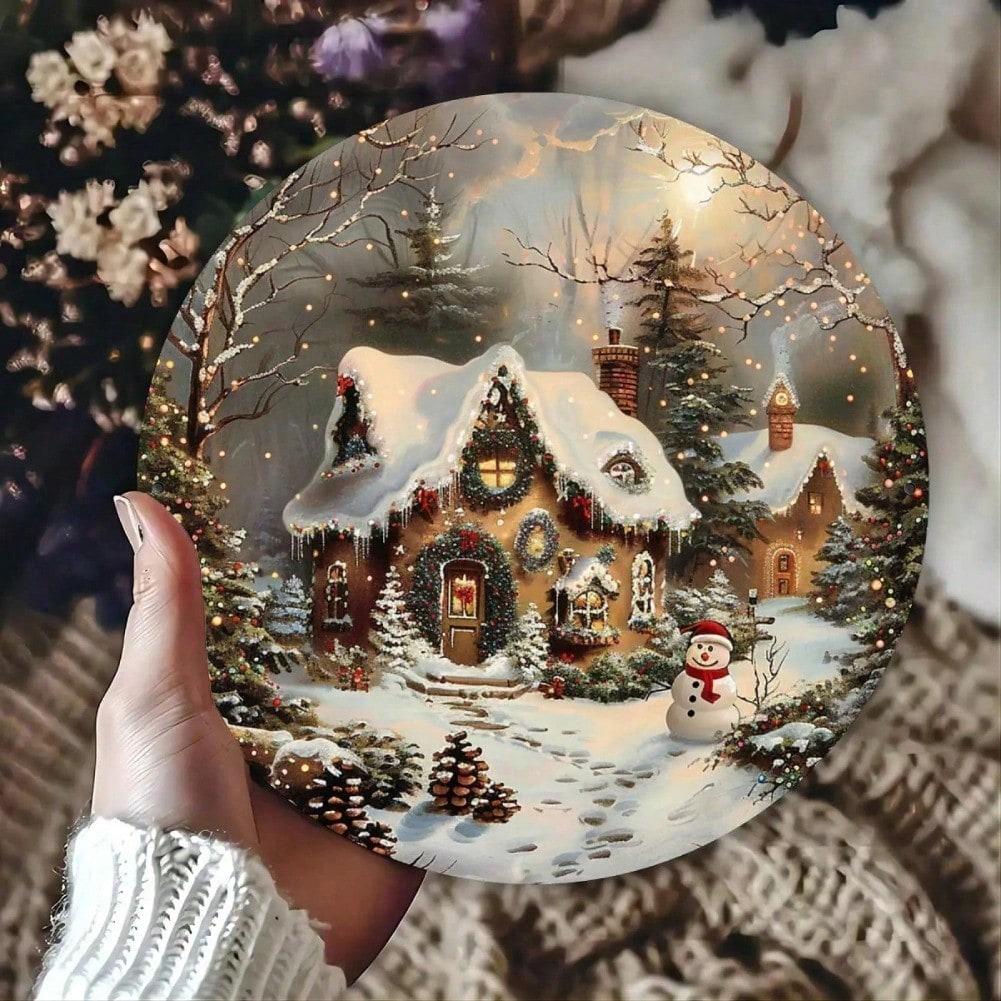 Vintage Christmas Tin Sign, 20x20 cm Metal Wall Art, Farmhouse Winter Decor for Home, Porch, Bedroom, Wreath Display, Holiday Gift for Friends Family 20x20 різнокольоровий
Vintage Christmas Tin Sign, 20x20 cm Metal Wall Art, Farmhouse Winter Decor for Home, Porch, Bedroom, Wreath Display, Holiday Gift for Friends Family 20x20 різнокольоровий