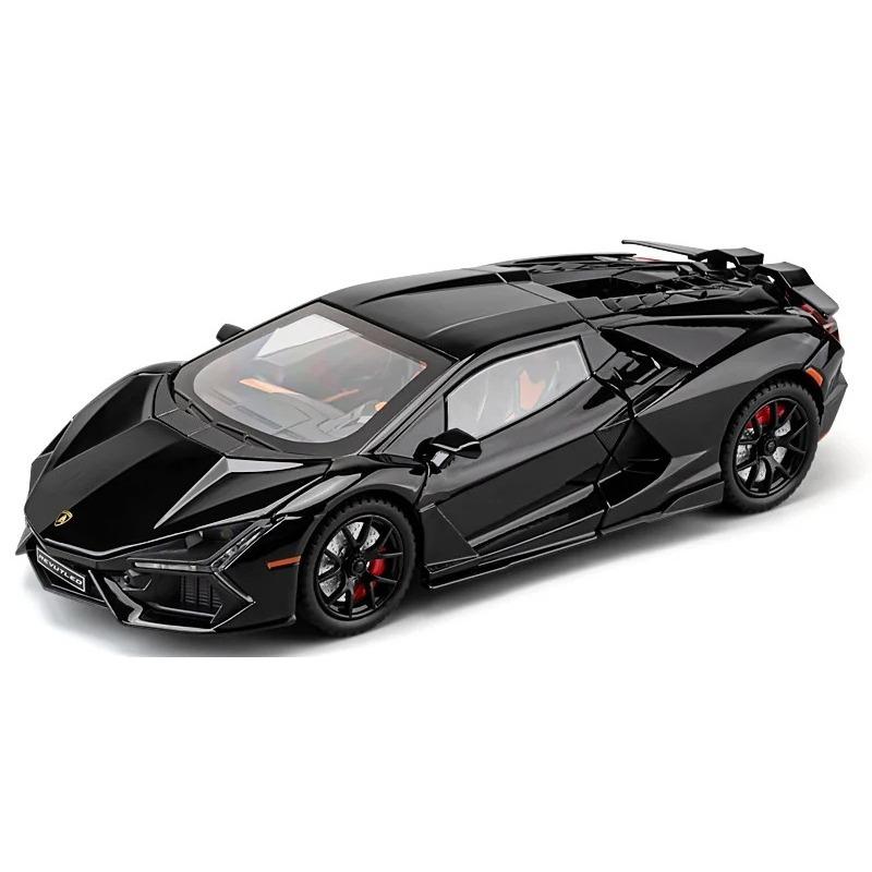 Модель автомобиля Lamborghini Revuelto из сплава в масштабе 1/24, Детская игрушечная машина со звуком и светом, Коллекционные украшения спортивных автомобилей, Подарки для мальчиков чёрный
Модель автомобиля Lamborghini Revuelto из сплава в масштабе 1/24, Детская игрушечная машина со звуком и светом, Коллекционные украшения спортивных автомобилей, Подарки для мальчиков чёрный