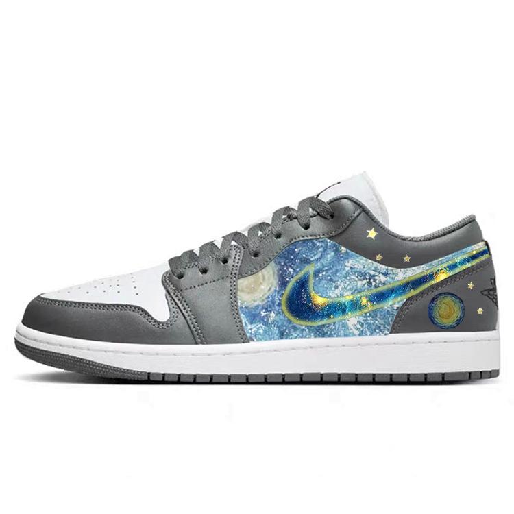 Jordan Air Jordan 1 Vintage Basketball Shoes Unisex Low Top White/Gray 553558-152(Team366-) 44
Jordan Air Jordan 1 Vintage Basketball Shoes Unisex Low Top White/Gray 553558-152(Team366-) 44