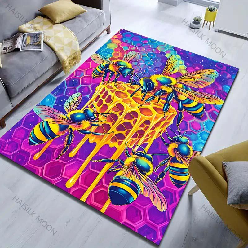 Dream Space Bee Honey Print Carpet for Living Room Bedroom Bedside Sofa Floor Mat Modern Home Decor Aisle Corridor Area Rug 40x60cm (16x24in)
Dream Space Bee Honey Print Carpet for Living Room Bedroom Bedside Sofa Floor Mat Modern Home Decor Aisle Corridor Area Rug 40x60cm (16x24in)