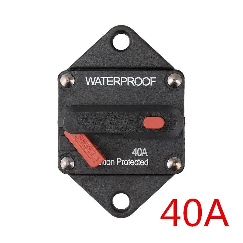 20-200A 12V 48V Car Audio Amplifier Circuit Breaker Fuse Holder Stereo Refit Adapter with Manual Reset Button
20-200A 12V 48V Car Audio Amplifier Circuit Breaker Fuse Holder Stereo Refit Adapter with Manual Reset Button