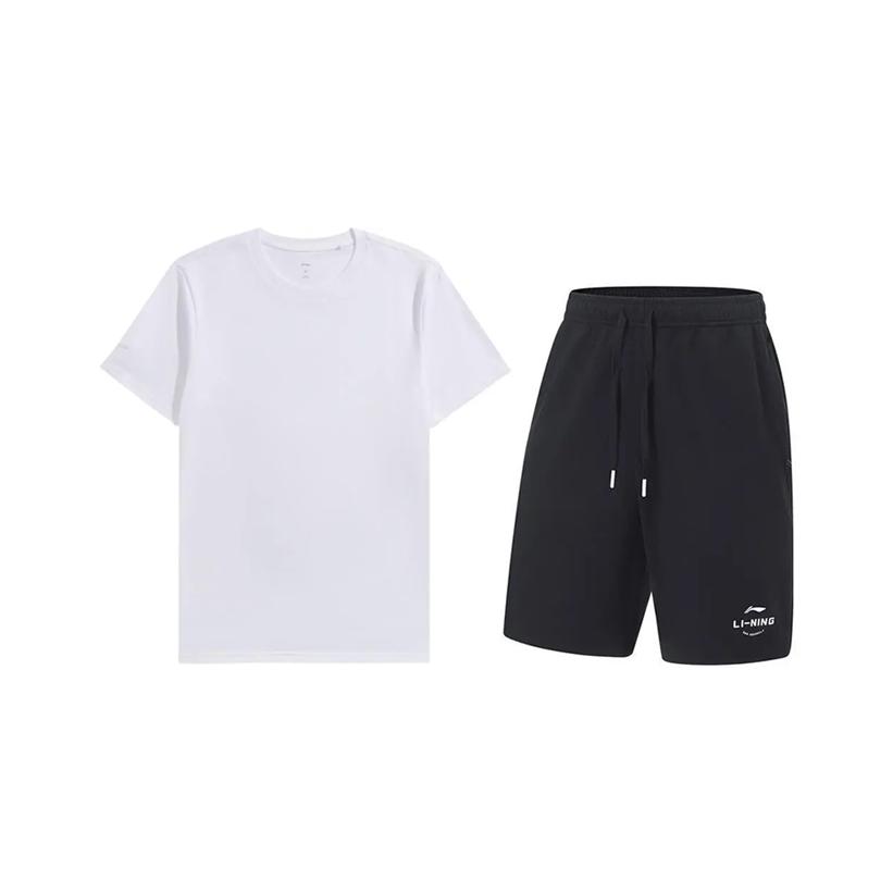 Li-Ning Пуловер с круглым вырезом Простой Удобный Универсальный Легкий Повседневный Спортивный костюм для улицы Унисекс костюм AHSUA49-1+AKST543-3 S
Li-Ning Пуловер с круглым вырезом Простой Удобный Универсальный Легкий Повседневный Спортивный костюм для улицы Унисекс костюм AHSUA49-1+AKST543-3 S