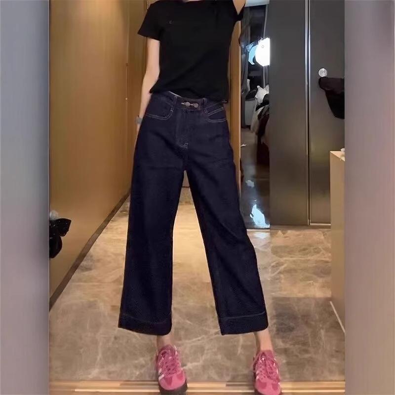 Women s Plus Size High-Waisted Autumn Wide-Leg Jeans - Petite Loose Fit, Slimming Straight-Leg Nine-Point Pants 2XL
Women s Plus Size High-Waisted Autumn Wide-Leg Jeans - Petite Loose Fit, Slimming Straight-Leg Nine-Point Pants 2XL