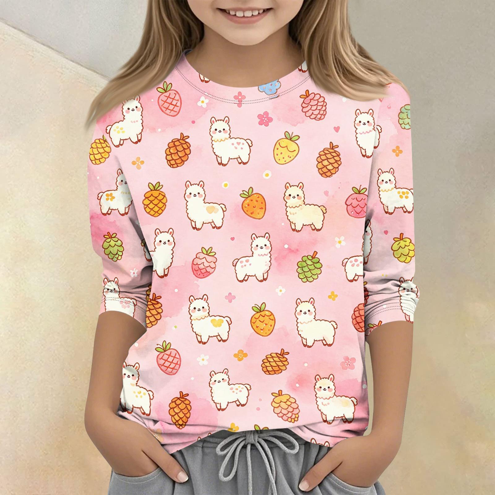 Kids Animal Print Crew Neck Three Quarter Sleeve Casual T Shirt Soft Fabric Comfortable Fit Lightweight Design Suitable for Everyday Wear 110
Kids Animal Print Crew Neck Three Quarter Sleeve Casual T Shirt Soft Fabric Comfortable Fit Lightweight Design Suitable for Everyday Wear 110