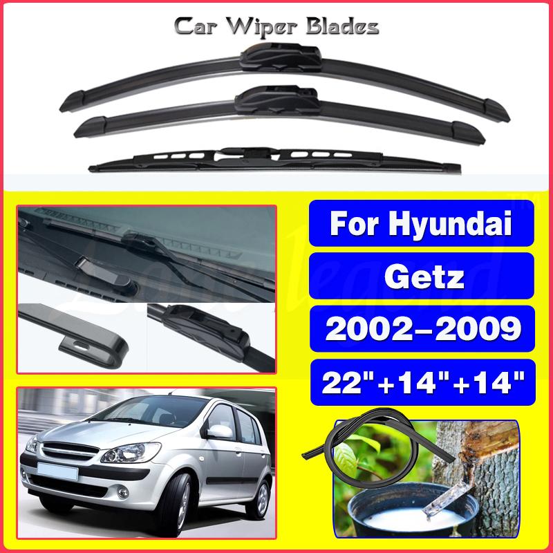 Wiper Front & Rear Wiper Blades Set Kit For Hyundai Getz 2002 - 2009 Windshield Windscreen Window Brushes 22 +14 +14 Front Rear 3pcs
Wiper Front & Rear Wiper Blades Set Kit For Hyundai Getz 2002 - 2009 Windshield Windscreen Window Brushes 22 +14 +14 Front Rear 3pcs