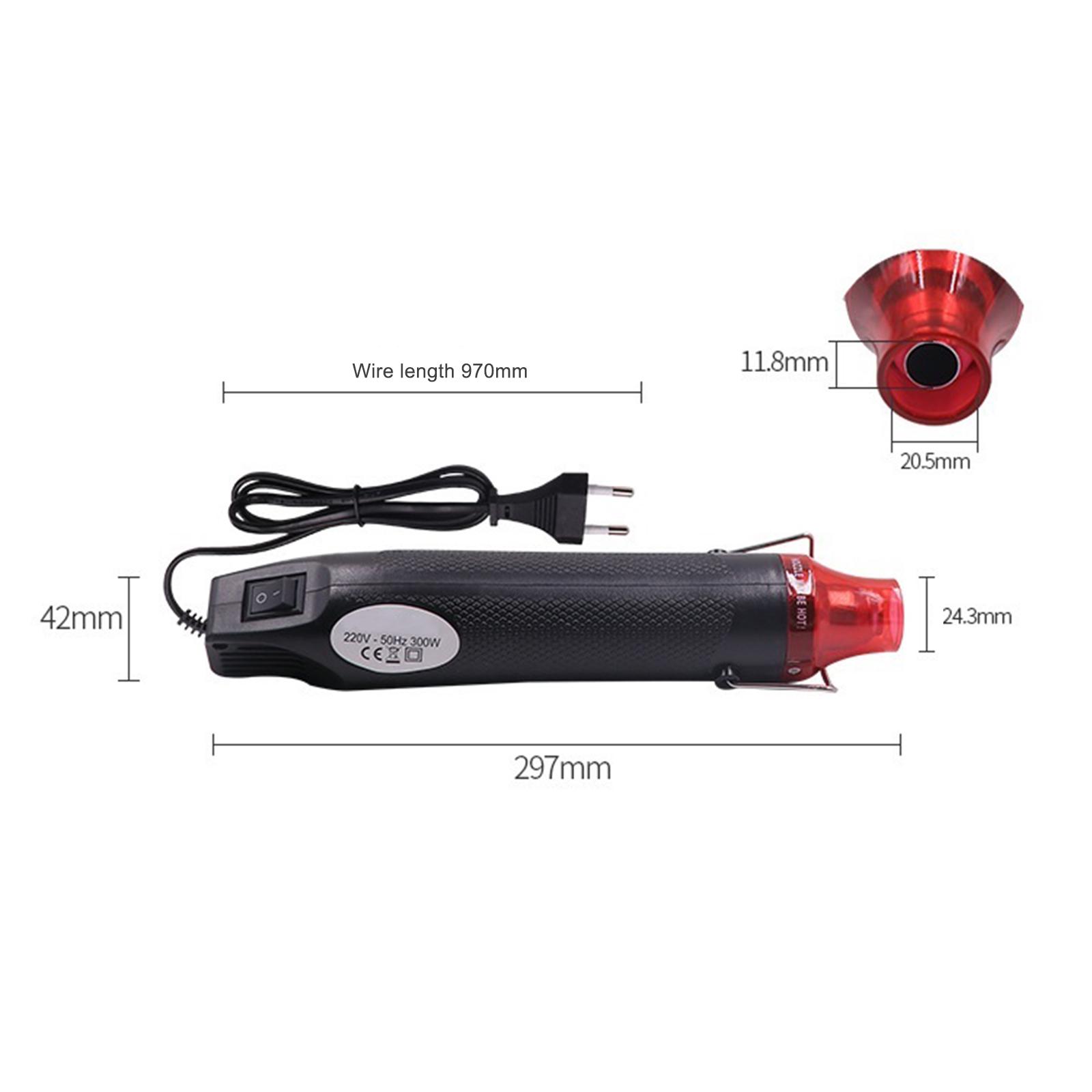 300W Electric Heat Gun Auto Car Vinyl Film Wrapping DIY Using Heat Gun Electric Power tool For Car and Windows Film
300W Electric Heat Gun Auto Car Vinyl Film Wrapping DIY Using Heat Gun Electric Power tool For Car and Windows Film