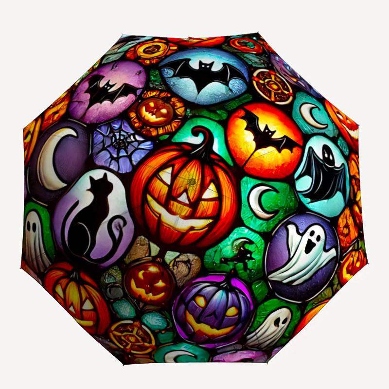 1pc Halloween Pumpkin Ghost Automatic Folding Umbrella, Sturdy And Durable Automatic Folding Umbrella with 8 Ribs, Convenient for Outdoor Use171
1pc Halloween Pumpkin Ghost Automatic Folding Umbrella, Sturdy And Durable Automatic Folding Umbrella with 8 Ribs, Convenient for Outdoor Use171
