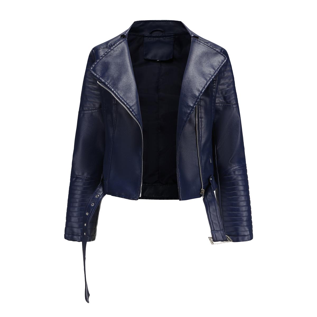 Куртки в стилі панк для жінок, штучна шкіра, лацкан, пояс, коротке пальто, довгі рукави, верхній одяг на блискавці, бомбери M
Куртки в стилі панк для жінок, штучна шкіра, лацкан, пояс, коротке пальто, довгі рукави, верхній одяг на блискавці, бомбери M