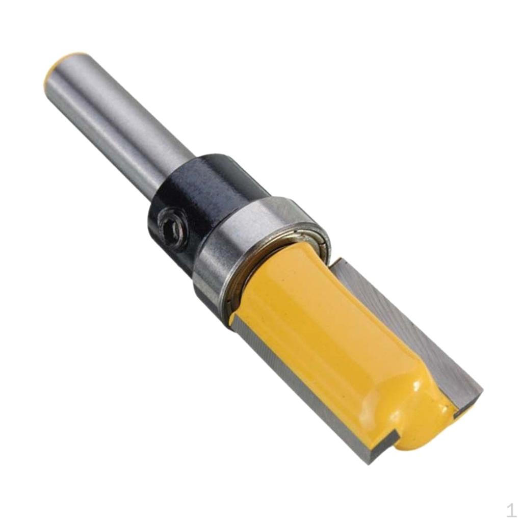 1/4 Shank Straight Flute Flush Pattern Router Bit Cutter
1/4 Shank Straight Flute Flush Pattern Router Bit Cutter