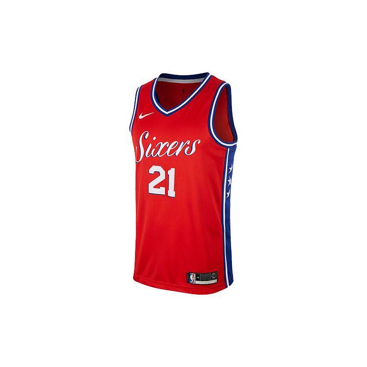 Nike NBA Jersey Basketball Tank Top, Joel Embiid #21 Philadelphia 76ers Statement Edition Men Tops Red 877219-659 M
Nike NBA Jersey Basketball Tank Top, Joel Embiid #21 Philadelphia 76ers Statement Edition Men Tops Red 877219-659 M