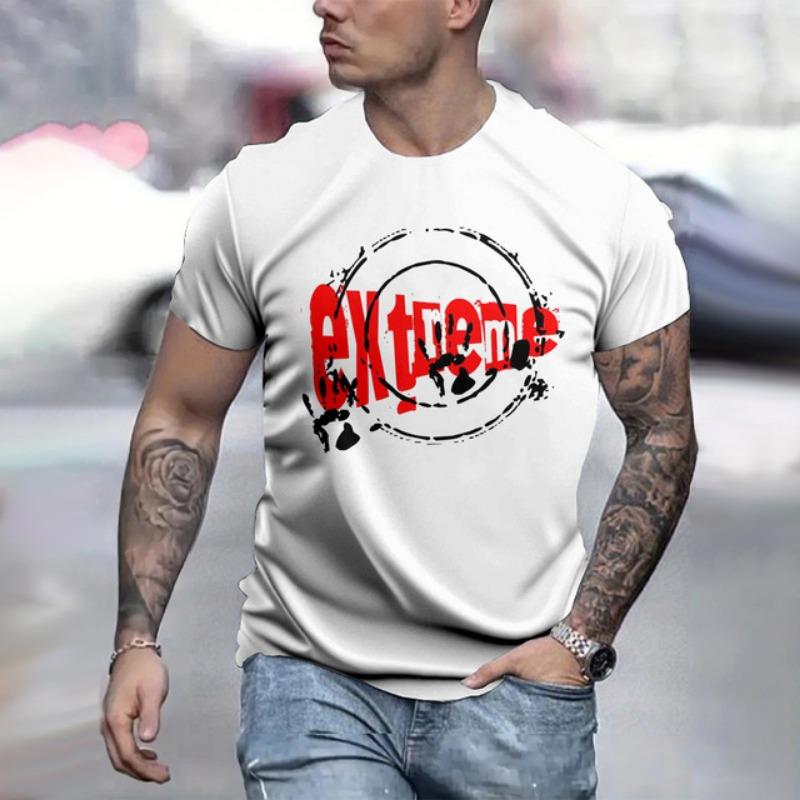 Летняя мужская футболка с коротким рукавом и принтом в виде 3D-букв, свободный спортивный повседневный топ с круглым вырезом для пробежек и тренировок 5XL
Летняя мужская футболка с коротким рукавом и принтом в виде 3D-букв, свободный спортивный повседневный топ с круглым вырезом для пробежек и тренировок 5XL