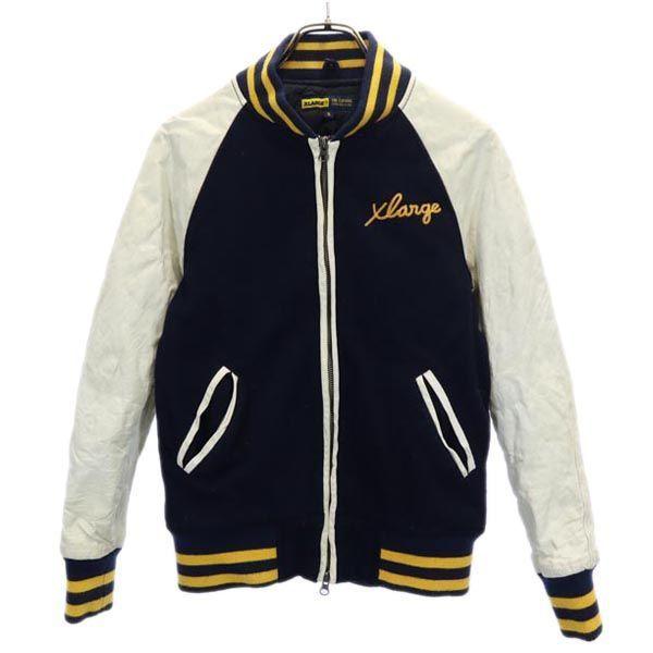 XLARGE шерстяная куртка-стадион темно-синяя с рукавами из овчины мужская б/у
XLARGE шерстяная куртка-стадион темно-синяя с рукавами из овчины мужская б/у