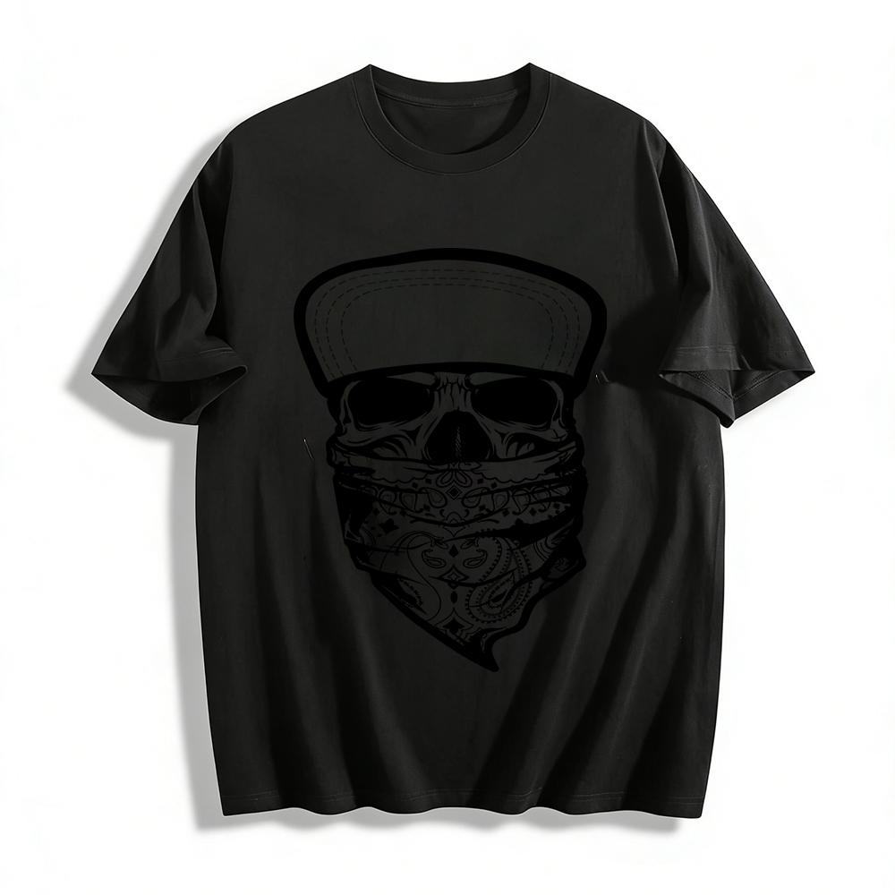 Street Trend Skull Bandana Print Casual Graphic Tee Pure cotton T-shirt XXS
Street Trend Skull Bandana Print Casual Graphic Tee Pure cotton T-shirt XXS