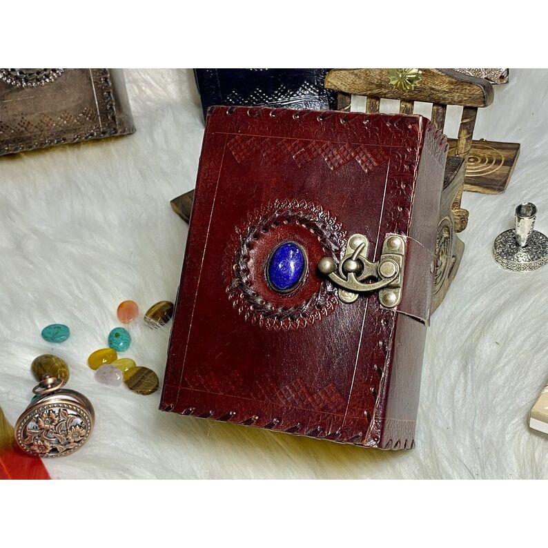 Vintage Leather Journal Celtic Stone Blank Spell Book of Shadows junk journal Grimoire Journal Handmade Journal Gifts for him her 7 x 5 in - 200 Sheet
Vintage Leather Journal Celtic Stone Blank Spell Book of Shadows junk journal Grimoire Journal Handmade Journal Gifts for him her 7 x 5 in - 200 Sheet