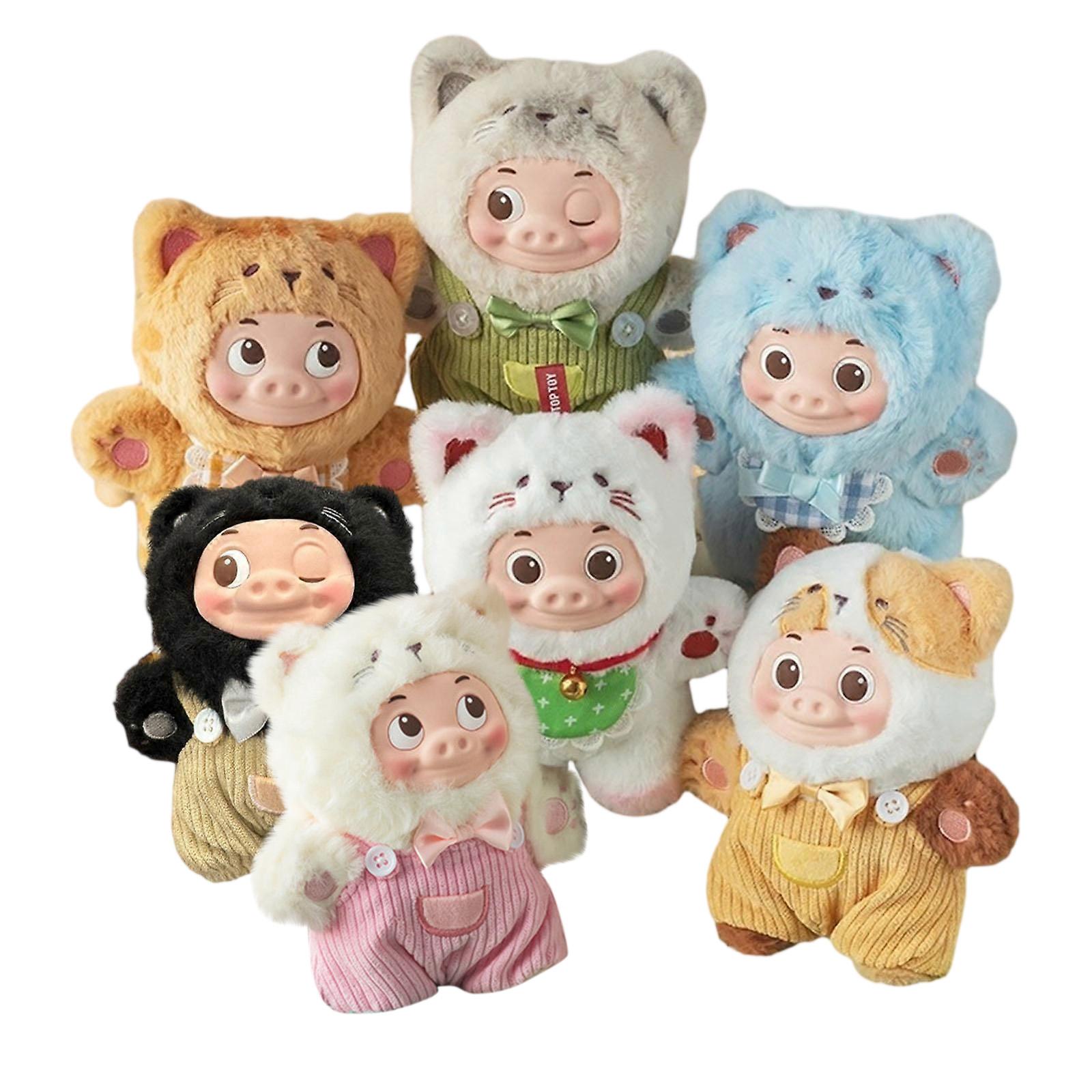 Плюшевая коробка-свинка - 7 стилей (6 Обычных + 1 Скрытый), 14 см Милый брелок с мягкой игрушкой с подвижной проволокой и пушистым шнурком, силикон/полиэстер, безопасный для кожи One Size
Плюшевая коробка-свинка - 7 стилей (6 Обычных + 1 Скрытый), 14 см Милый брелок с мягкой игрушкой с подвижной проволокой и пушистым шнурком, силикон/полиэстер, безопасный для кожи One Size